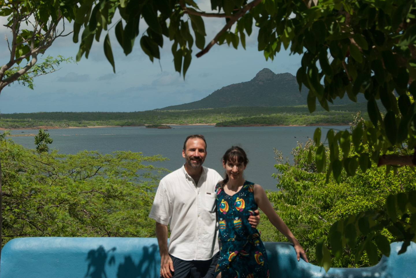 Paul and Anne at Gotomeer observation point