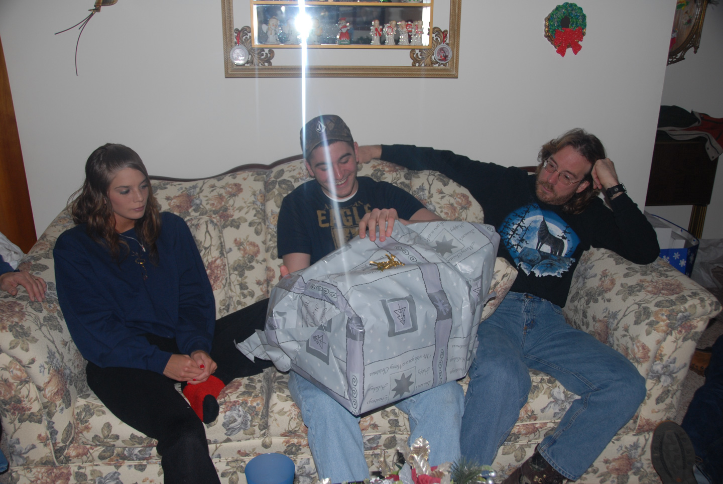 Tiff Jeff opening gift Ron