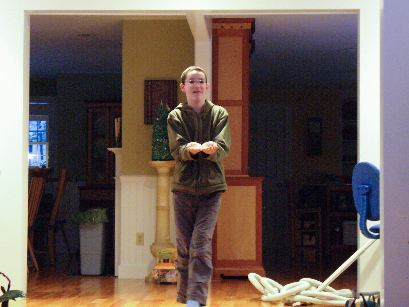 Jimmy playing charades