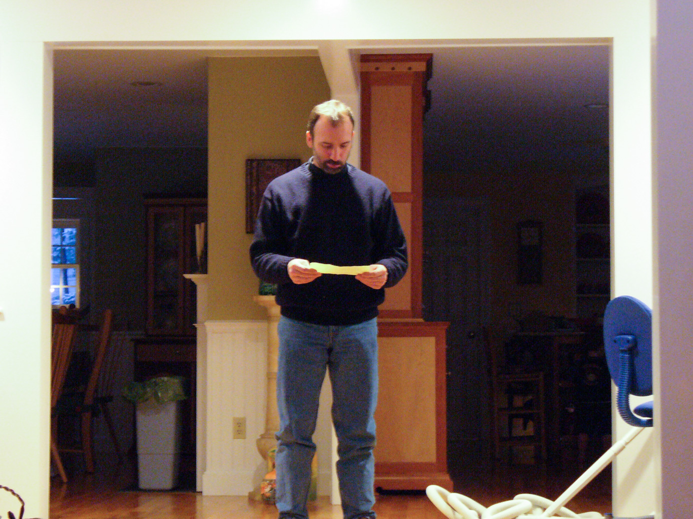 Paul getting Charades task