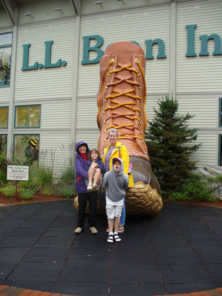 LL Bean Boot statue