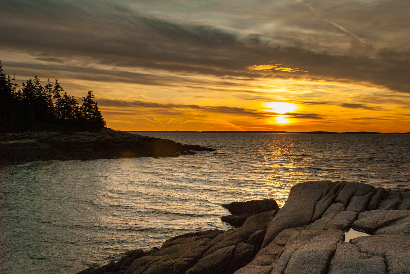 Sunset at Barred Island