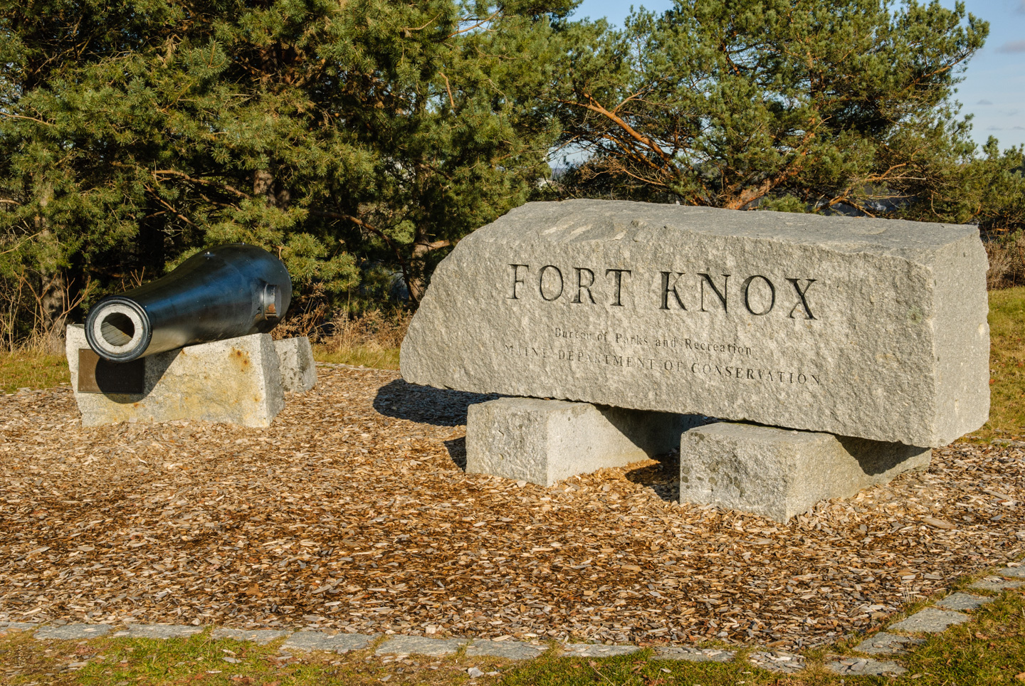 Sign of Fort Knox, Maine
