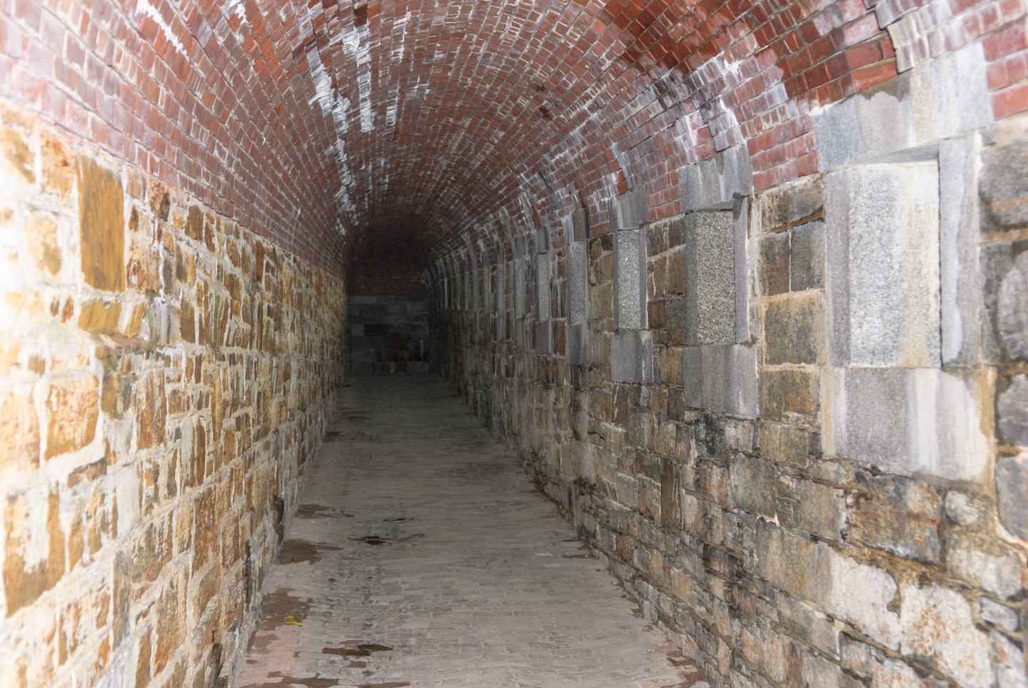 Corridor in Fort Knox, Maine