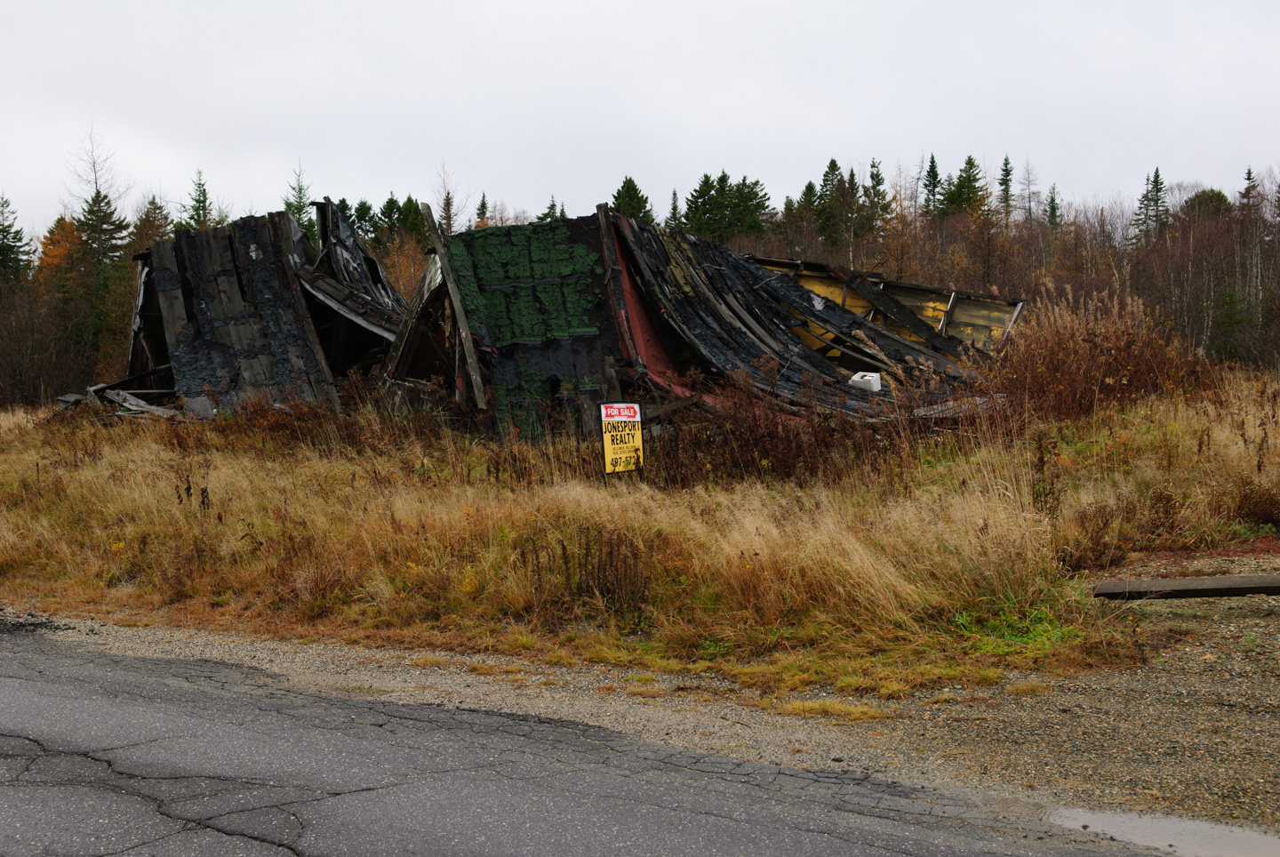 Collapsed house for sale