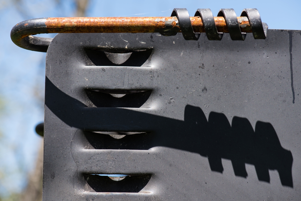 abstract picture of a grill
