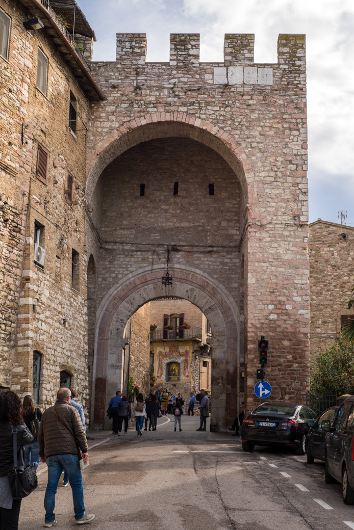 Entrance into Assisi