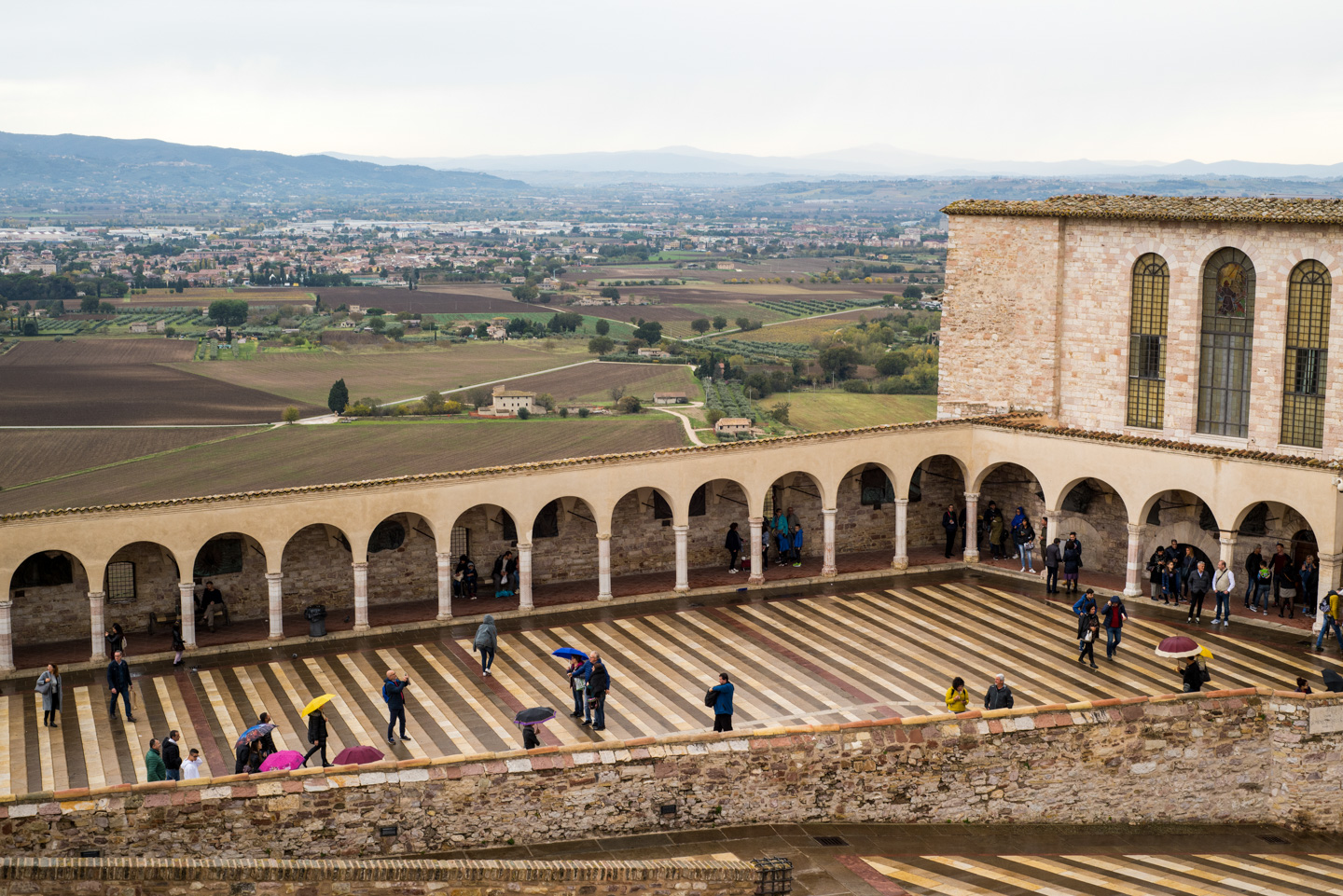 The area surrounding Assisi