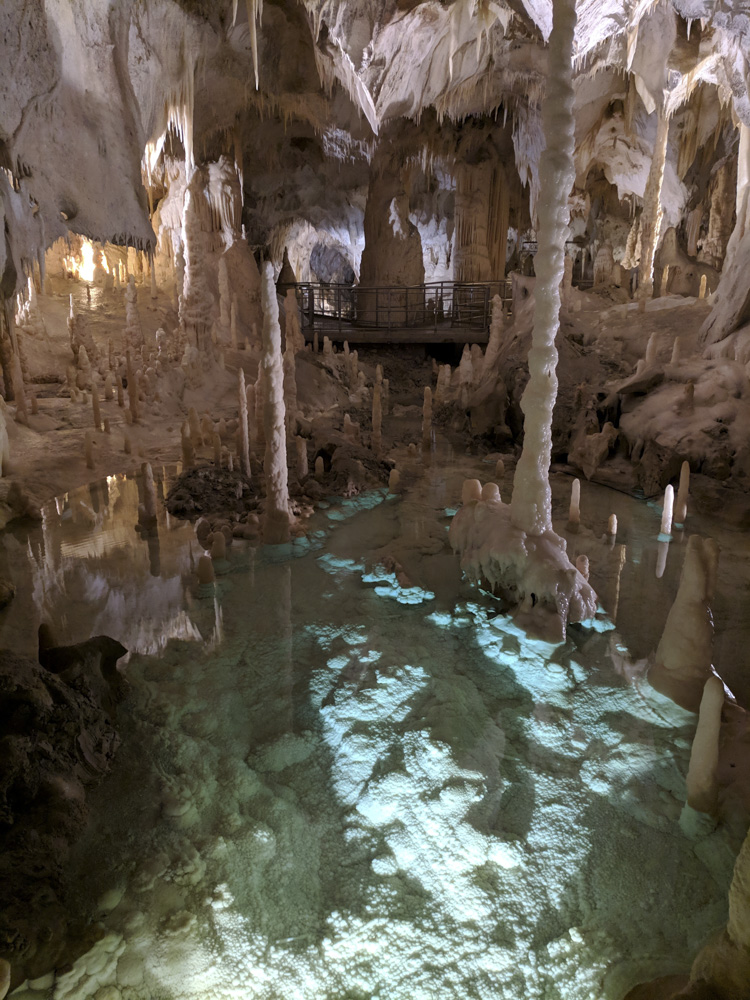 Inside Frasassi Caves