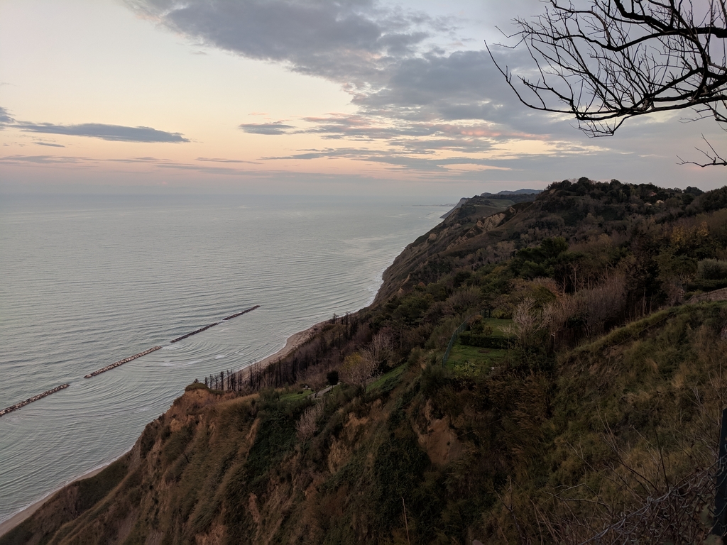 The view from Fiorenzuola di Focara