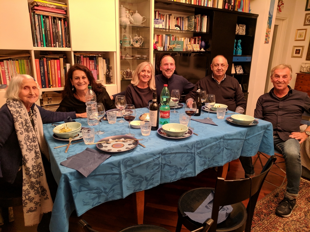 Dinner with Laura and family