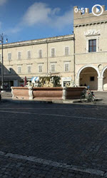 link to video of Piazza Del Popola in Pesaro