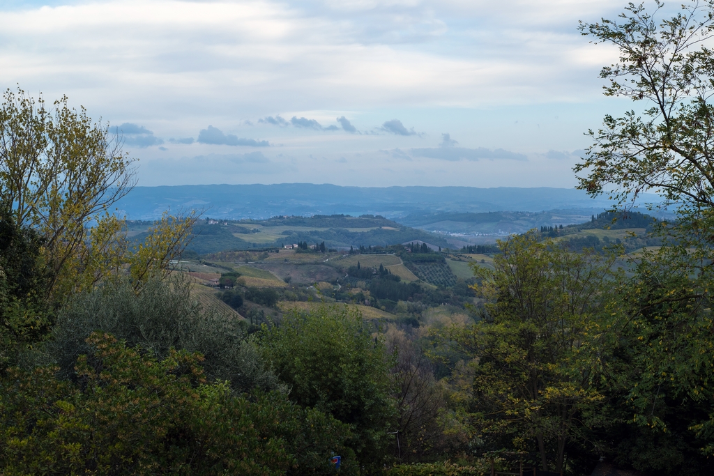 Tuscany viewed from San Gimignano