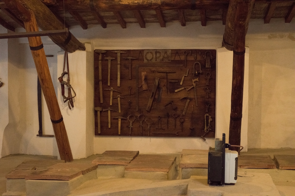 Hand tools used to create the Duomo di Siena