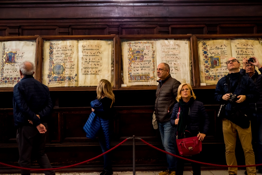 Francesco in the Duomo library