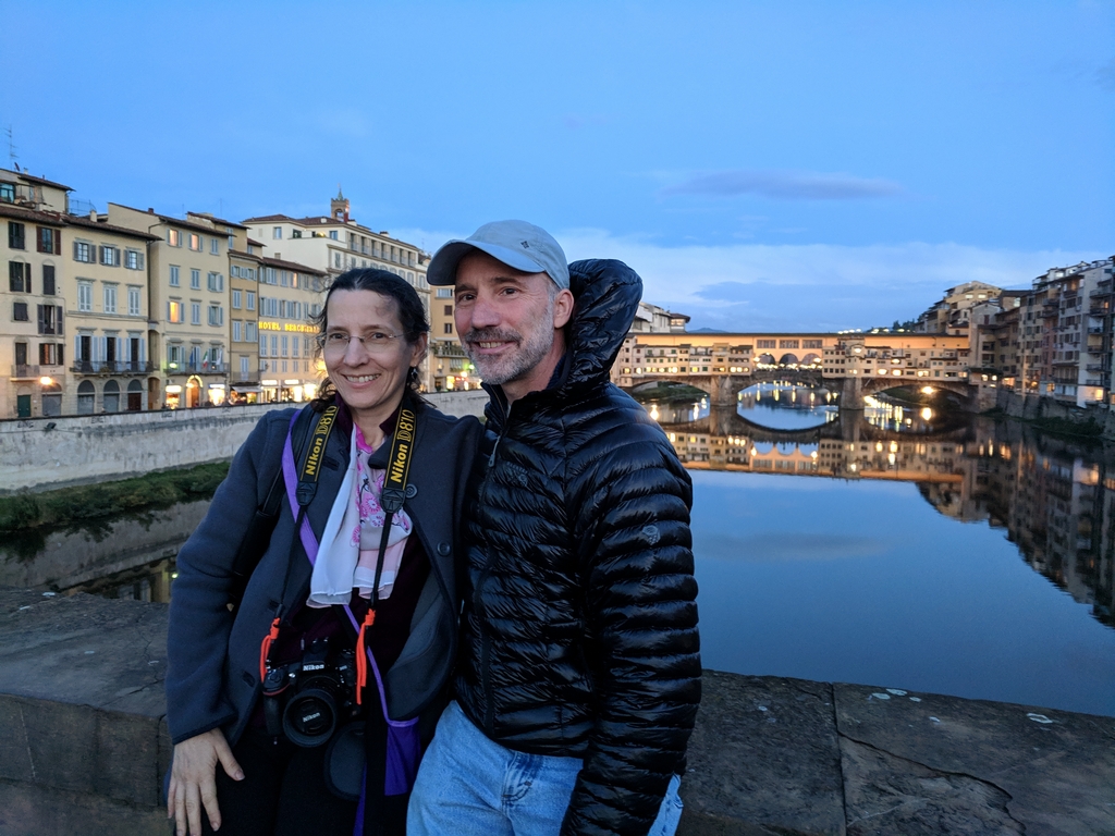 Anne and Paul in Florence