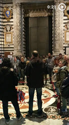 link to video of Siena Duomo entrance