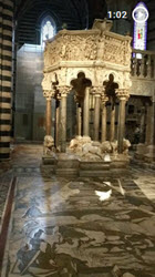 link to video of Siena Duomo pulpit
