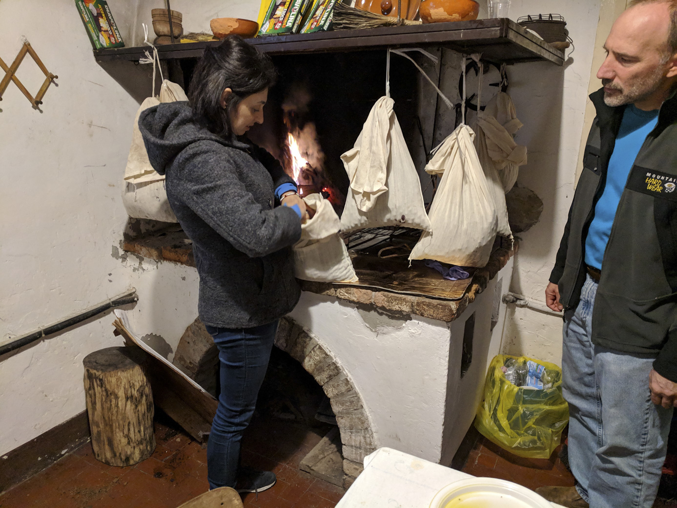 Cristiana Beltrami and roasting olives