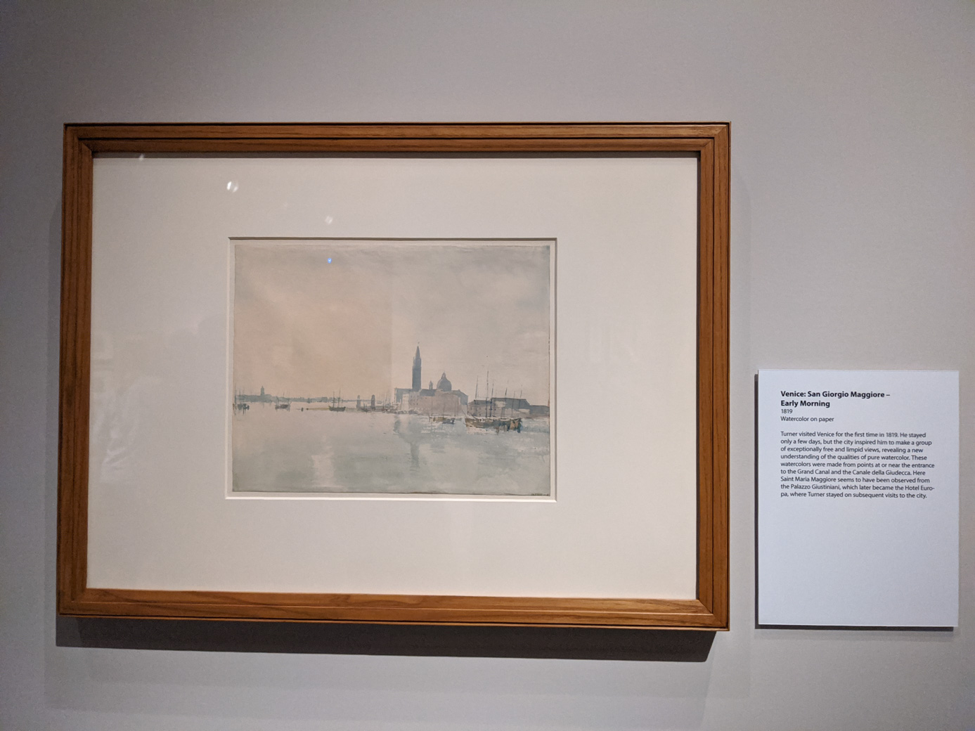 Turner, Venice San Giorgio Maggiore - Early Morning