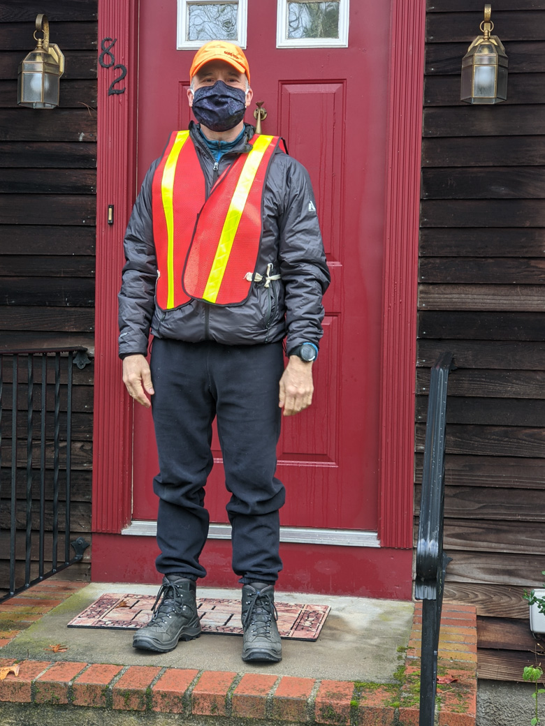 Paul before our bog walk