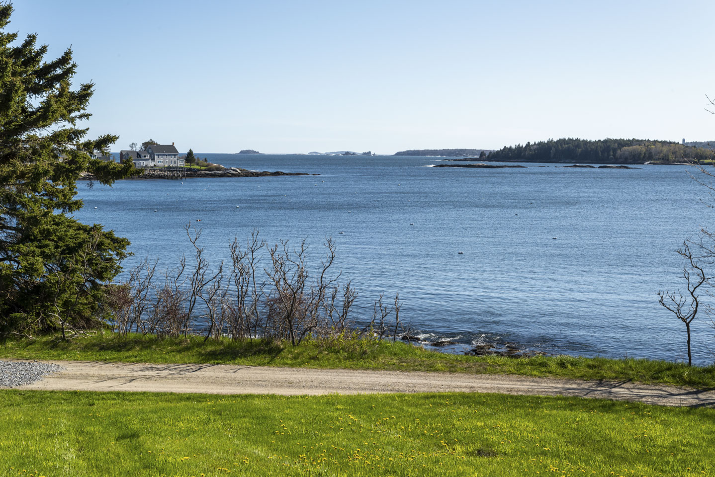 view from Fort William Henry, New Harbor, Maine