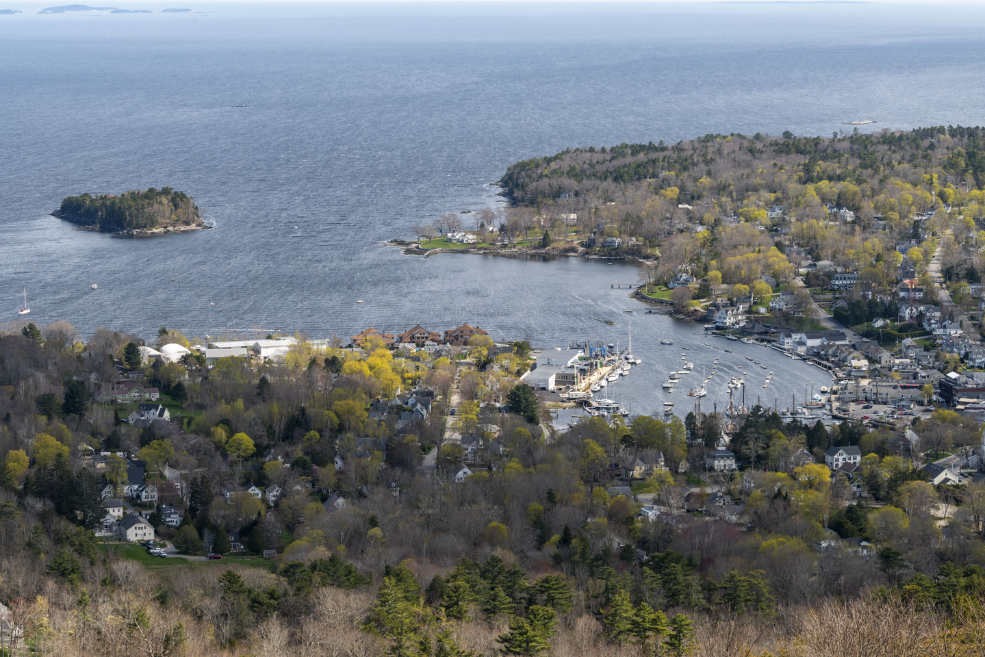 viewing tower on Mount Battie, Maine