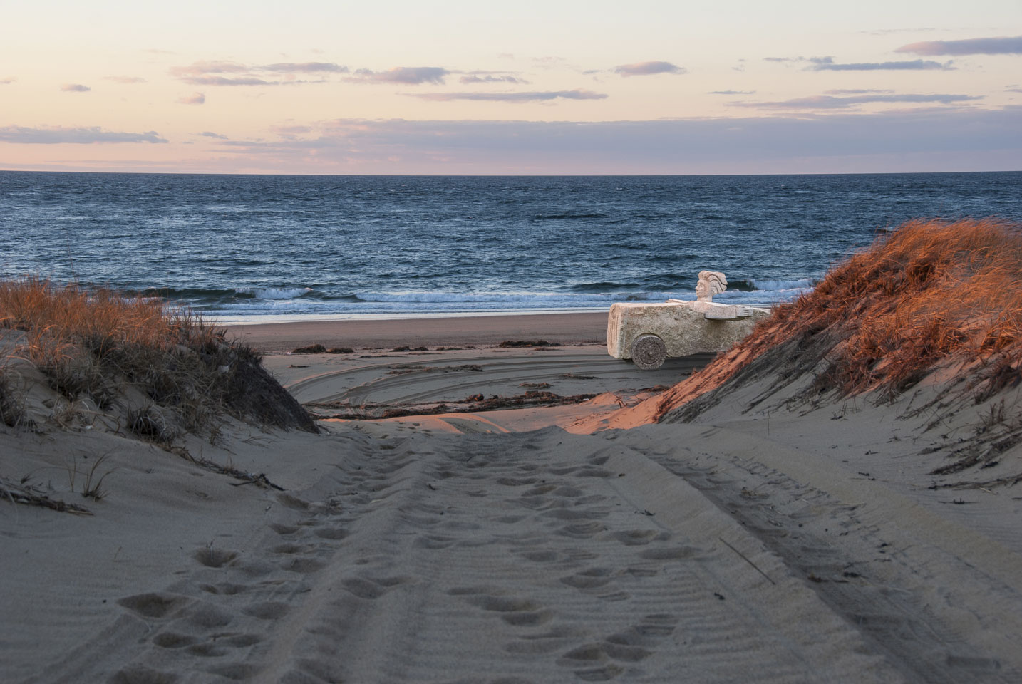 Soapbox Rider status on a Cape Cod beach