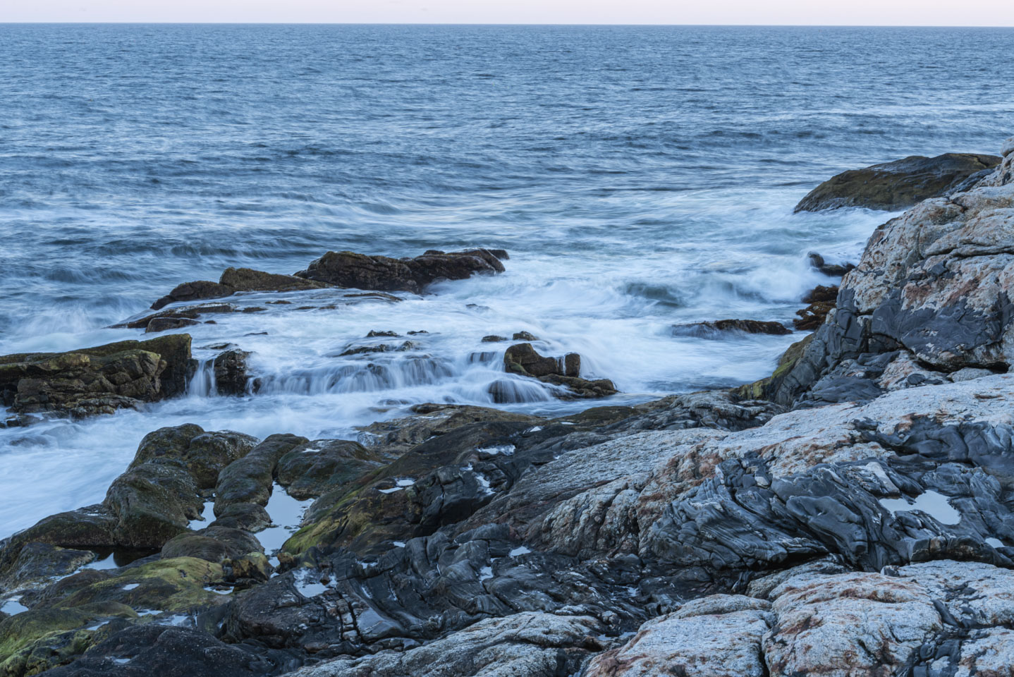 The shoreline at Pemaquid