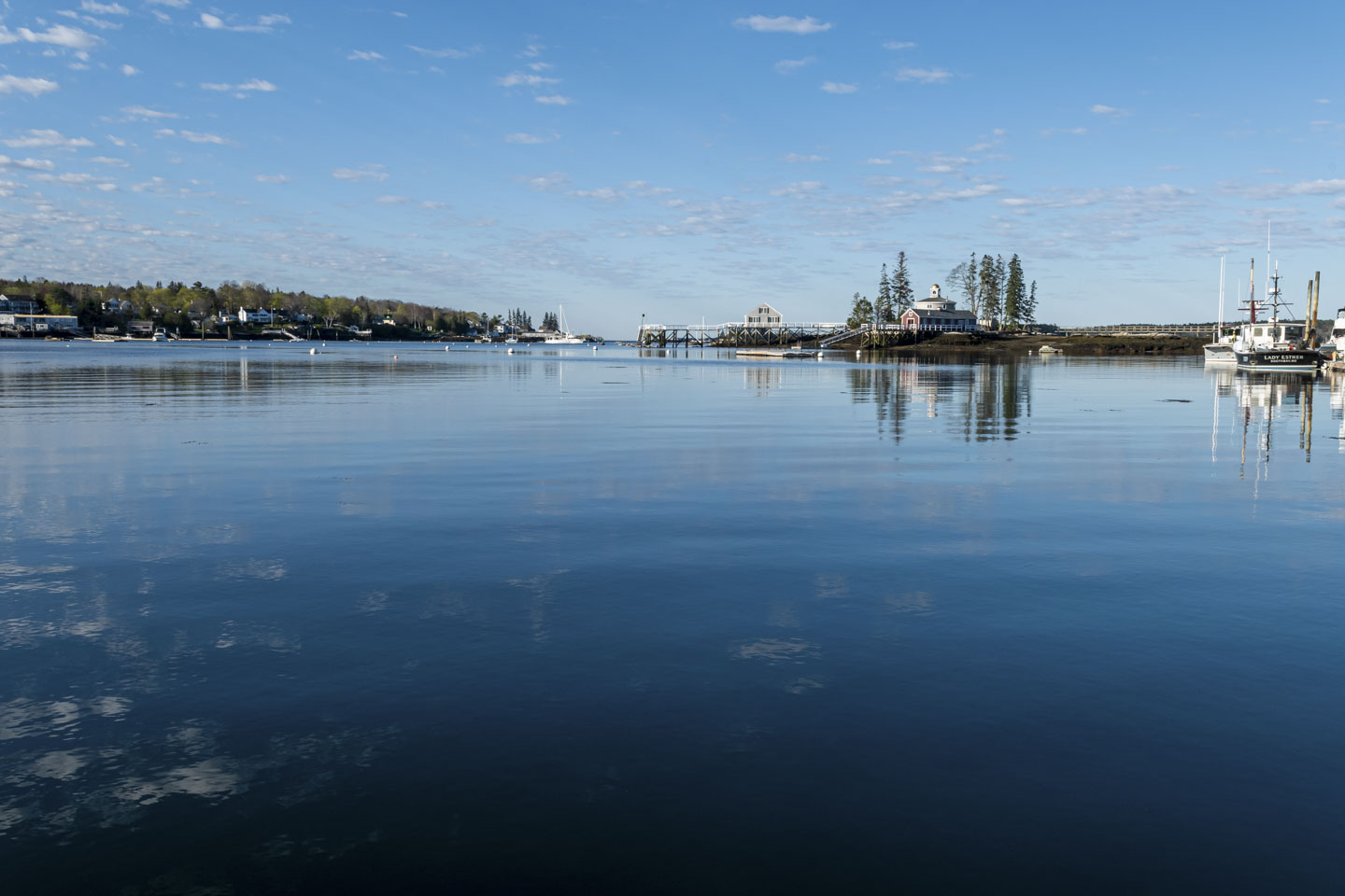A view of Boothbay Harbor