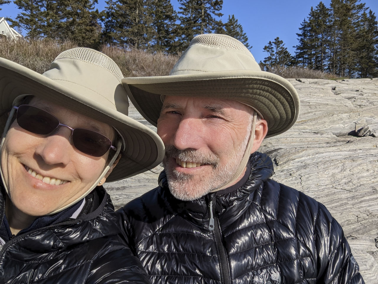 Selfie of Anne and Paul