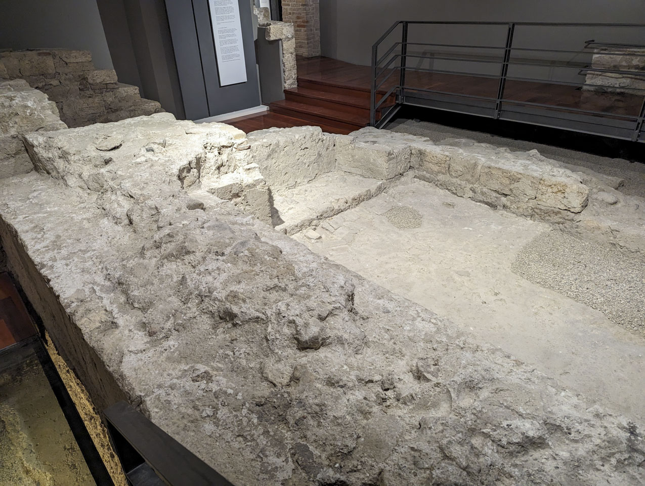 Part of the Roman exhibit in the Ascoli Piceno archeological museum