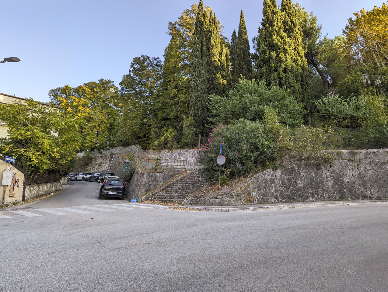 The entrance to Parco dell'Annunziata