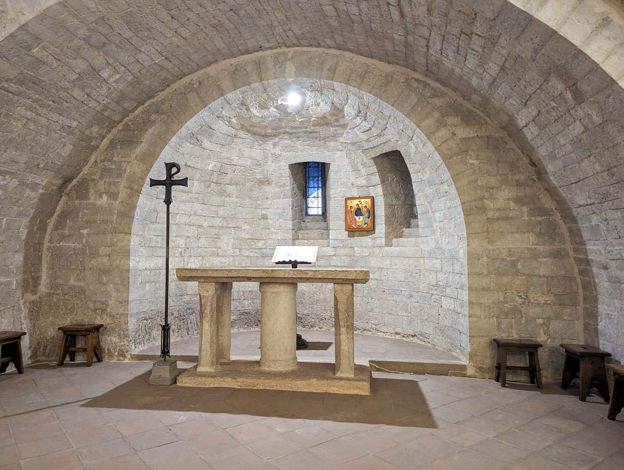 The crypt chapel of Fonte Avellana