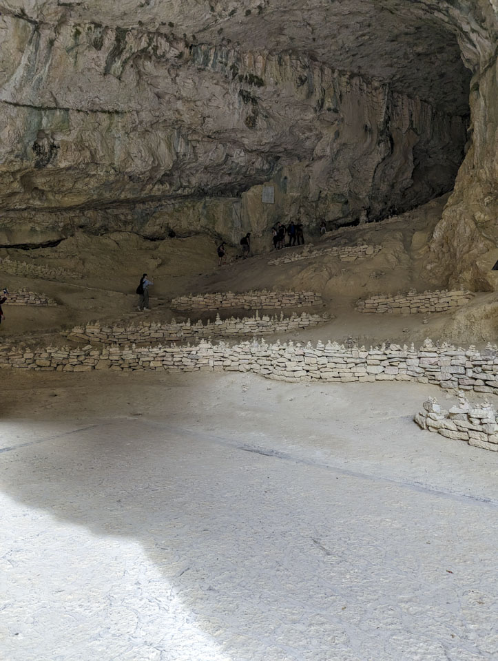 A view of the cave entrance