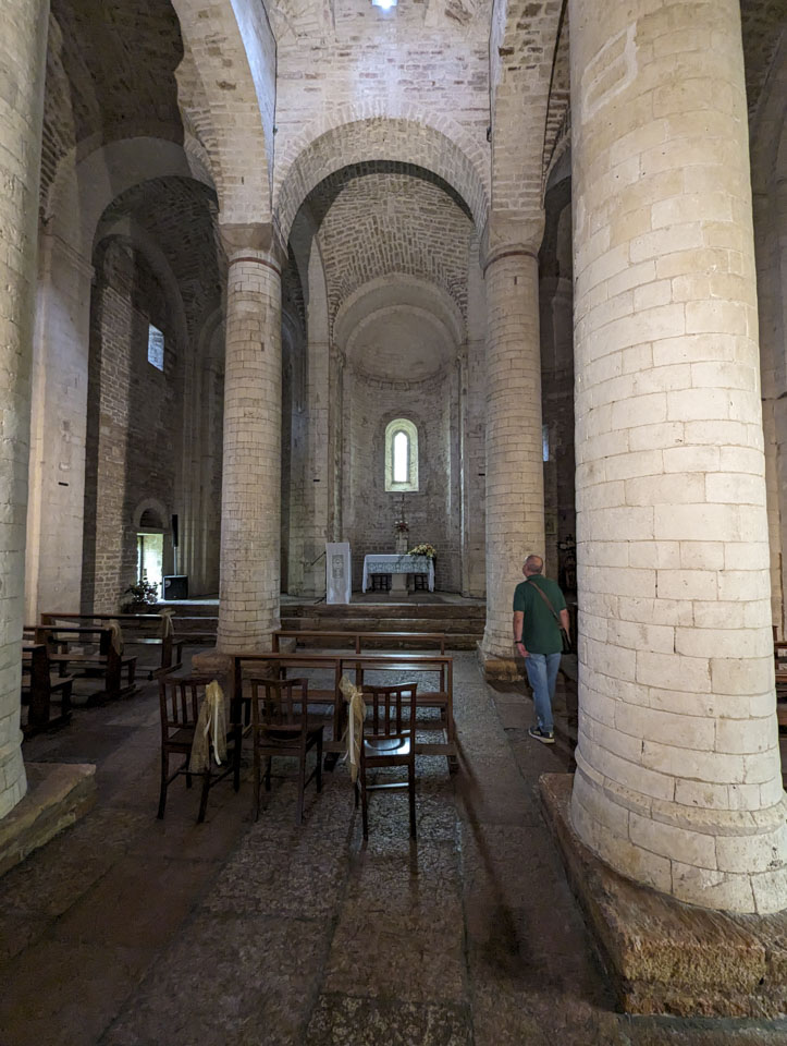 An interior view of San Vittore