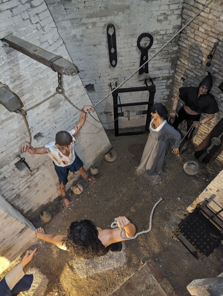 torture room inside La Rocca