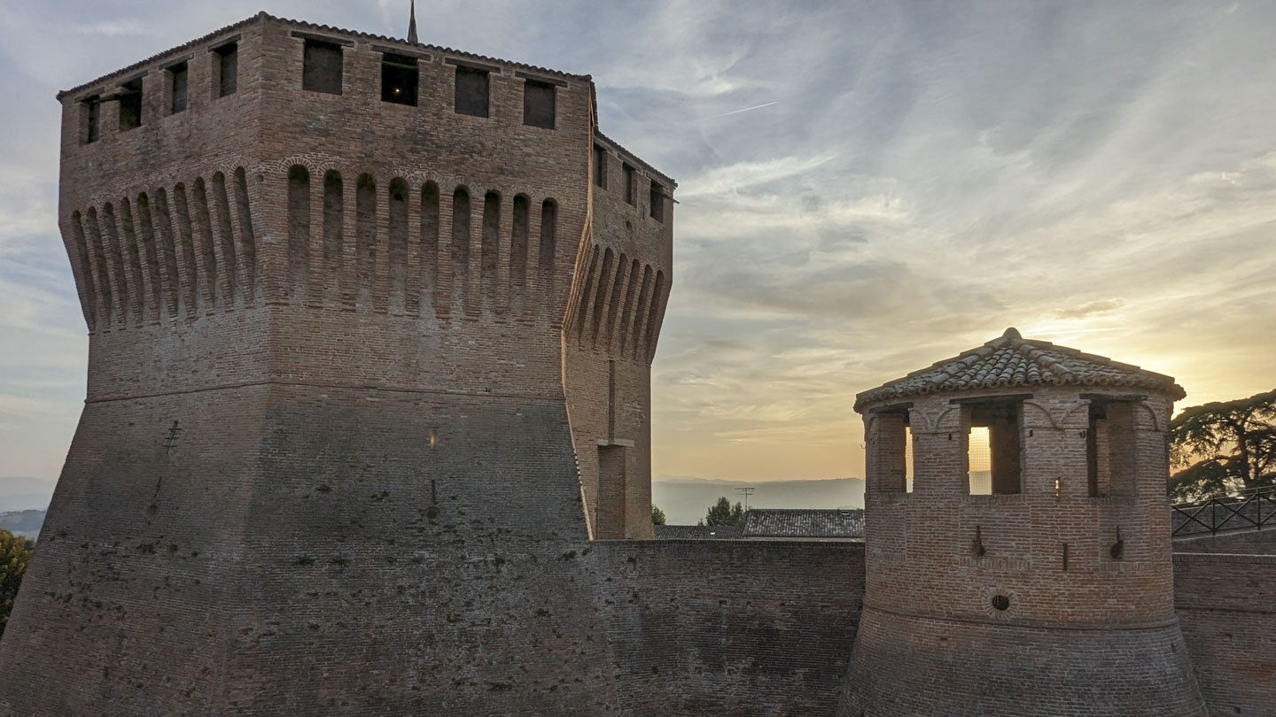 La Rocca Roveresca in Mondavio Italy