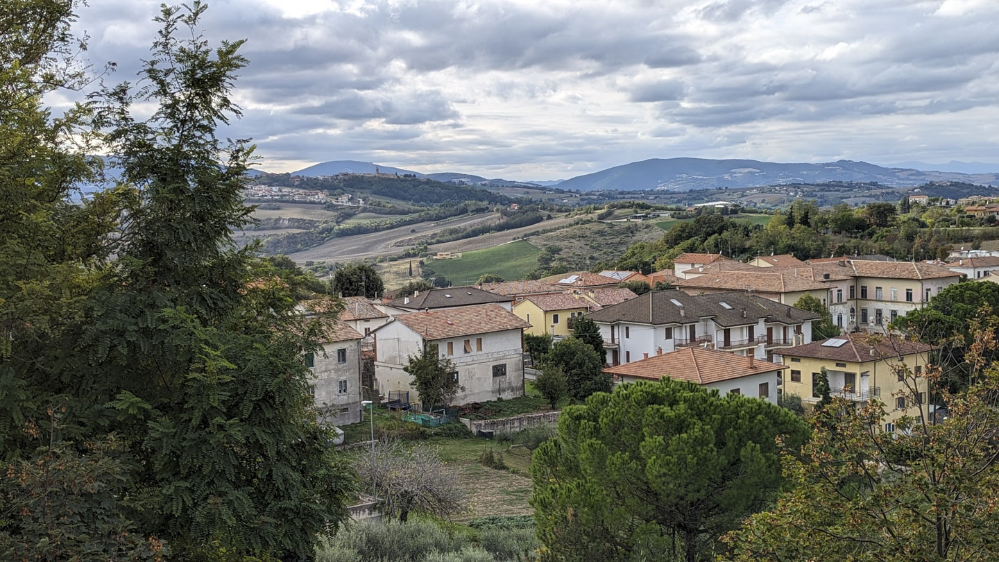 View from Mondavio