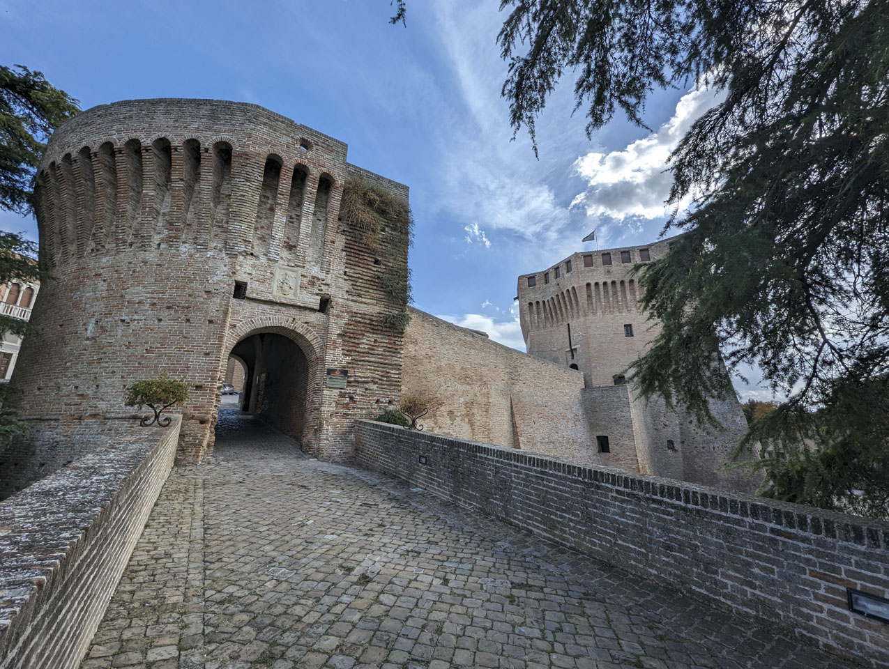 Ramp leading into Mondavio