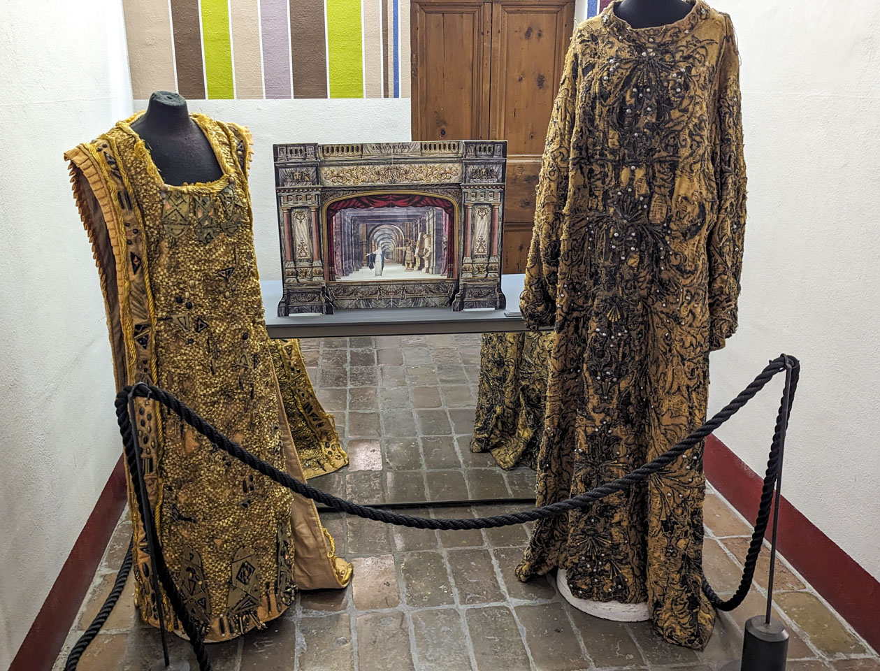 A couple of costumes from the opera Semiramide.