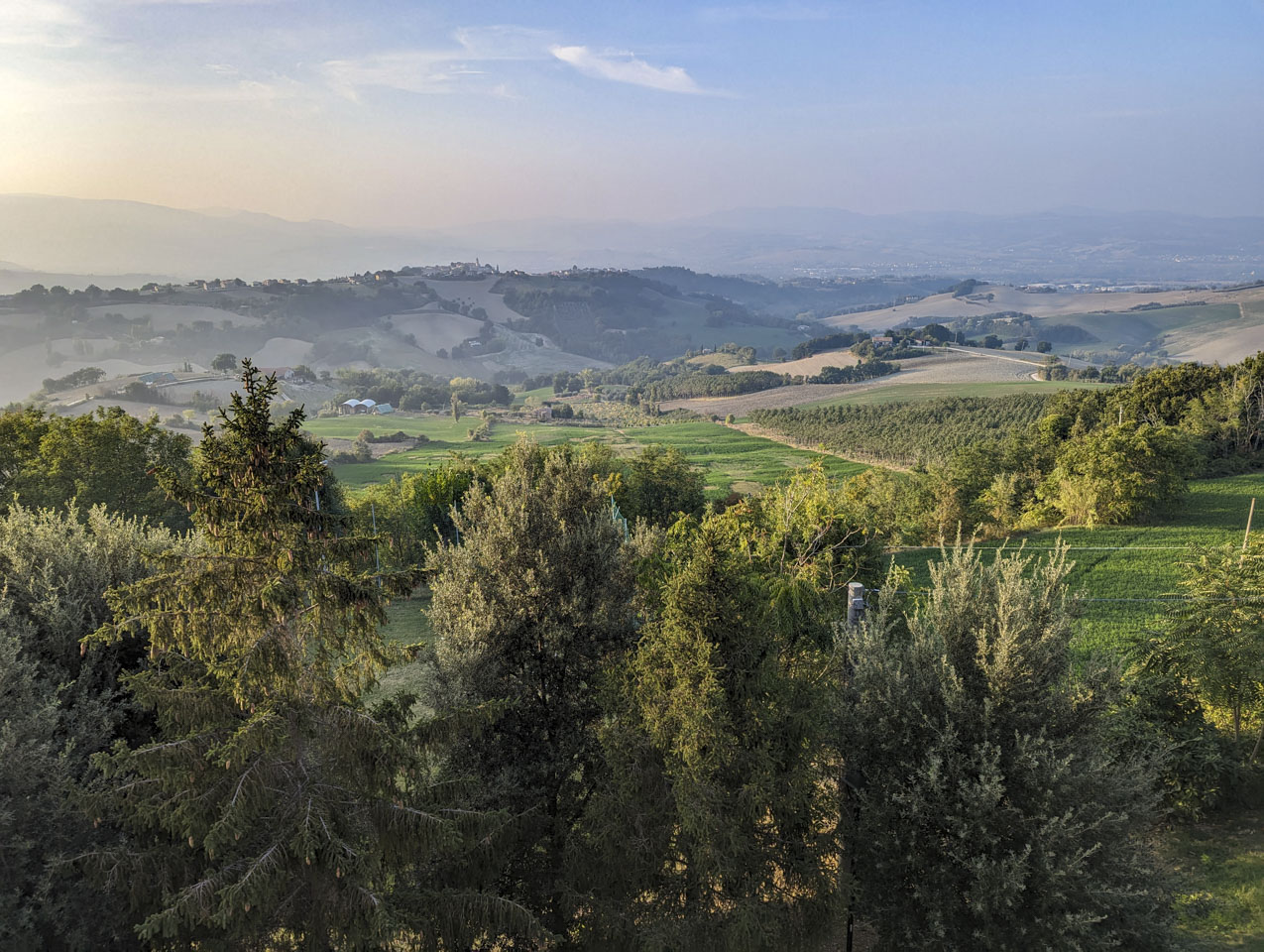 View from Sorbolongo back to San'Ippolito