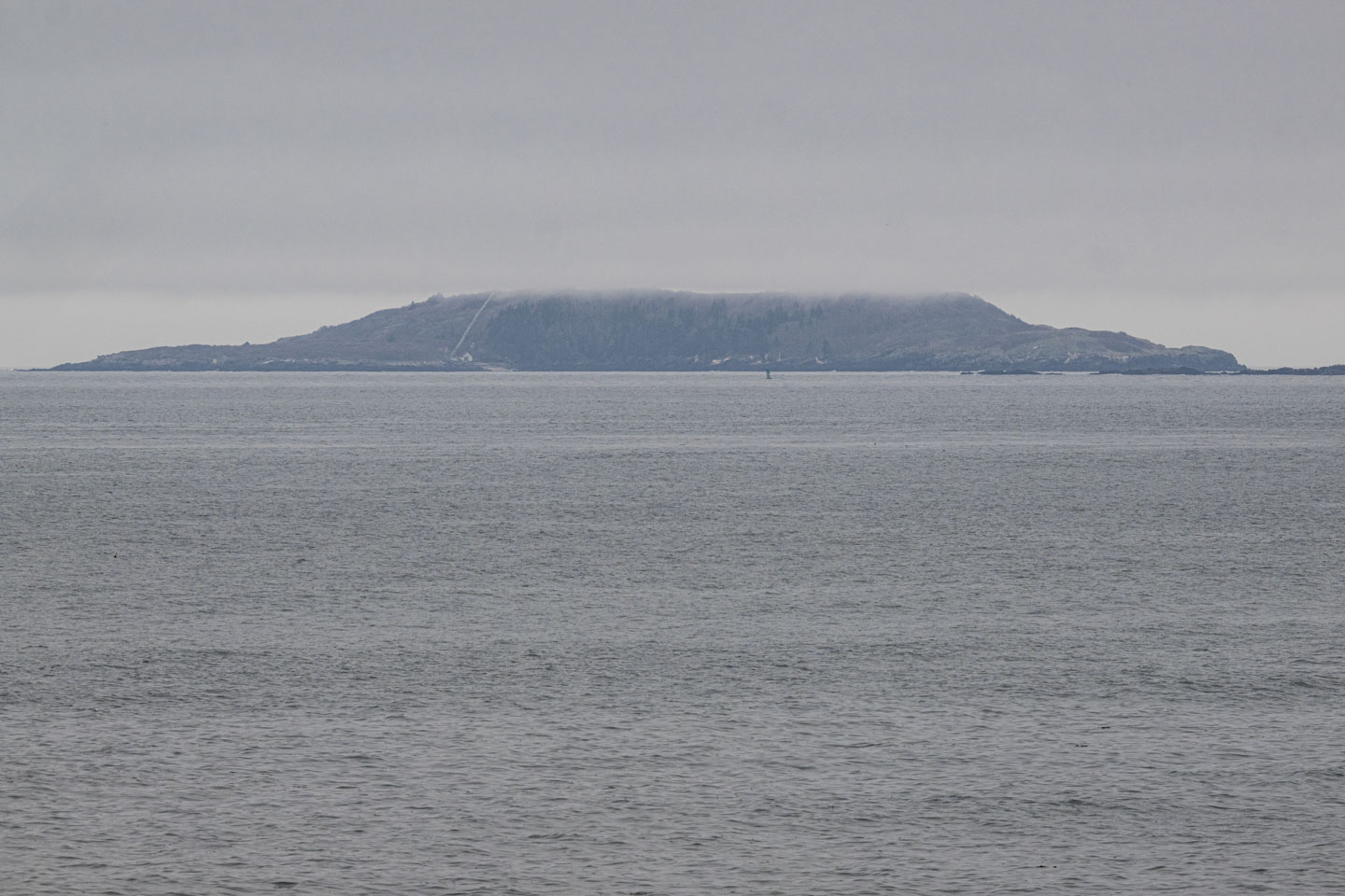 A closer view of Seguin Island