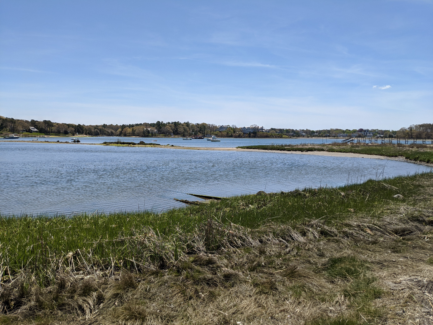 View of Squeteague Harbor in Catuamet MA