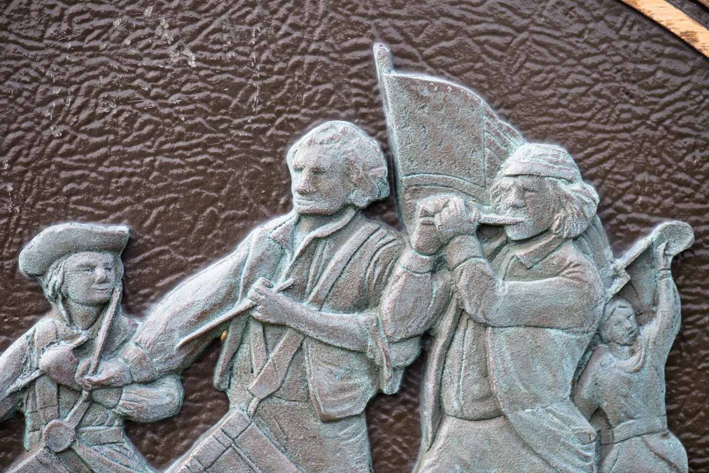 Relief of drummers, fife players, & flag