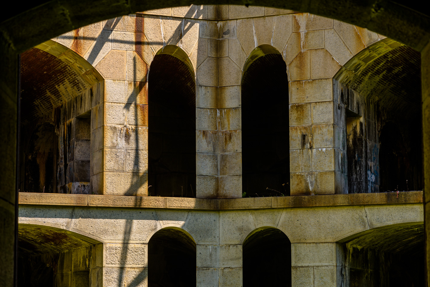 Archways in Fort Rodman