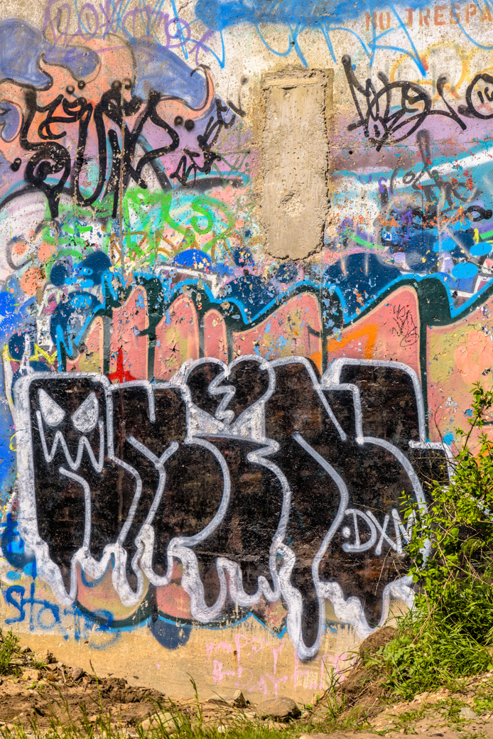 Graffiti on Gooseberry Island WWII Outlook Tower