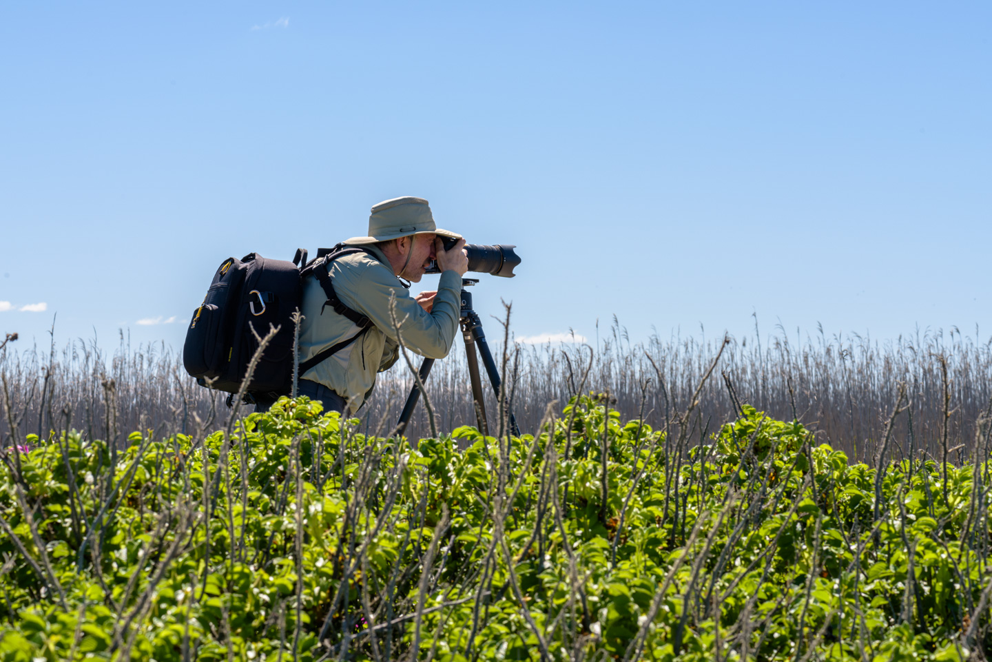 Paul with his camera and tripod